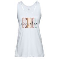 School Counselor Teacher Counseling Office School Guidance Ladies Essential Flowy Tank