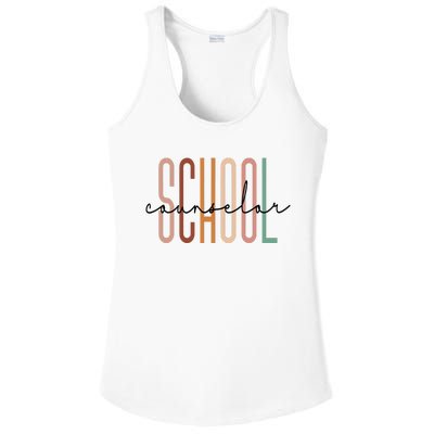 School Counselor Teacher Counseling Office School Guidance Ladies PosiCharge Competitor Racerback Tank