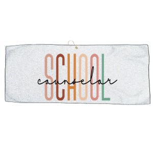 School Counselor Teacher Counseling Office School Guidance Large Microfiber Waffle Golf Towel