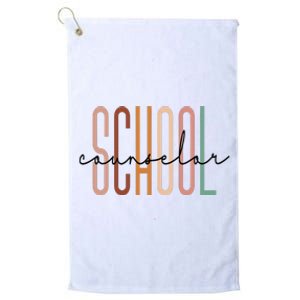 School Counselor Teacher Counseling Office School Guidance Platinum Collection Golf Towel