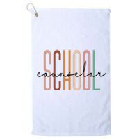 School Counselor Teacher Counseling Office School Guidance Platinum Collection Golf Towel