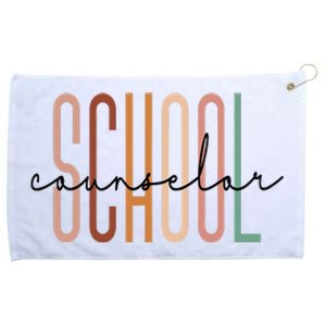 School Counselor Teacher Counseling Office School Guidance Grommeted Golf Towel