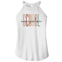 School Counselor Teacher Counseling Office School Guidance Women's Perfect Tri Rocker Tank