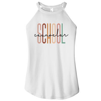 School Counselor Teacher Counseling Office School Guidance Women's Perfect Tri Rocker Tank