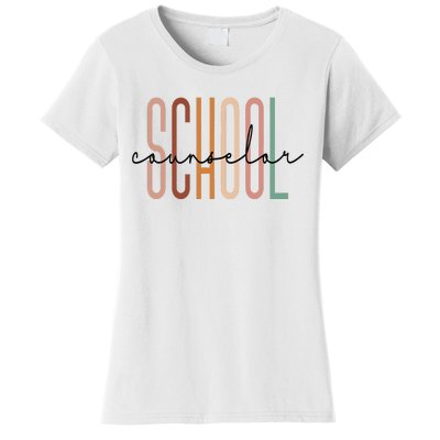 School Counselor Teacher Counseling Office School Guidance Women's T-Shirt