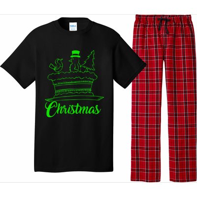 Snow Christmas Tree Birdie! Let It Snow! Oh What Fun! Gift Pajama Set