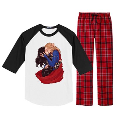 Supercorp Cry The Kissed Goddamnit Raglan Sleeve Pajama Set