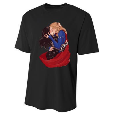 Supercorp Cry The Kissed Goddamnit Performance Sprint T-Shirt