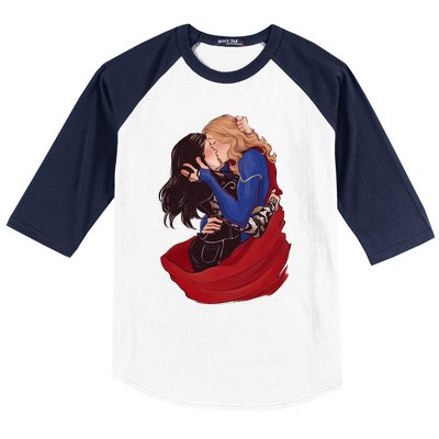 Supercorp Cry The Kissed Goddamnit Baseball Sleeve Shirt