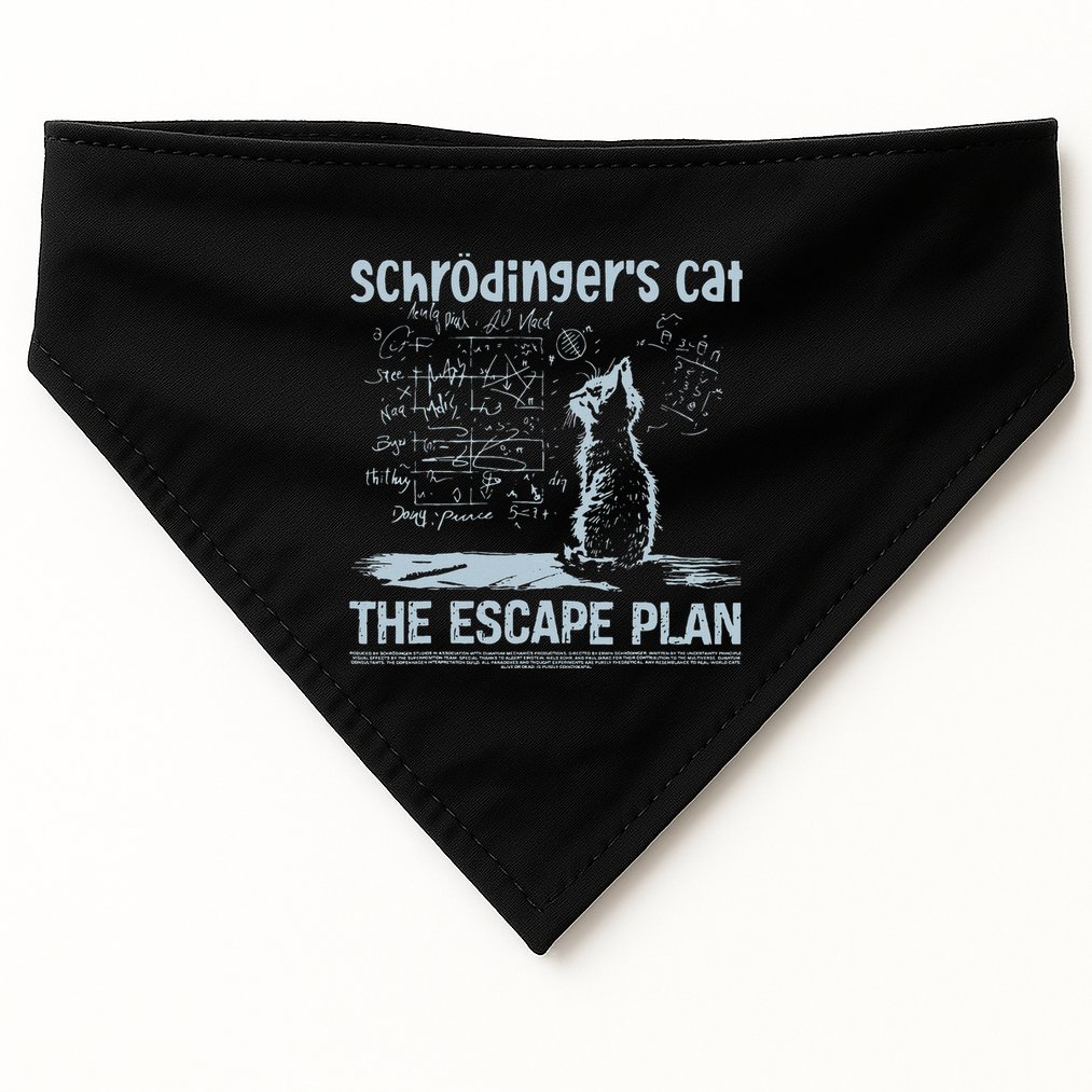 SchröDingers Cat The Escape Plan USA-Made Doggie Bandana