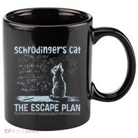 SchröDingers Cat The Escape Plan 11oz C Handle Ceramic Mug