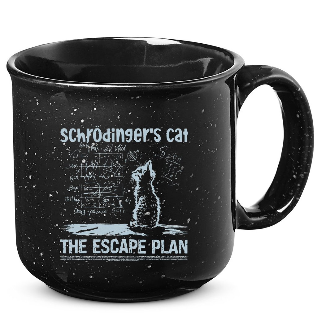 SchröDingers Cat The Escape Plan 15oz Campfire Ceramic Mug