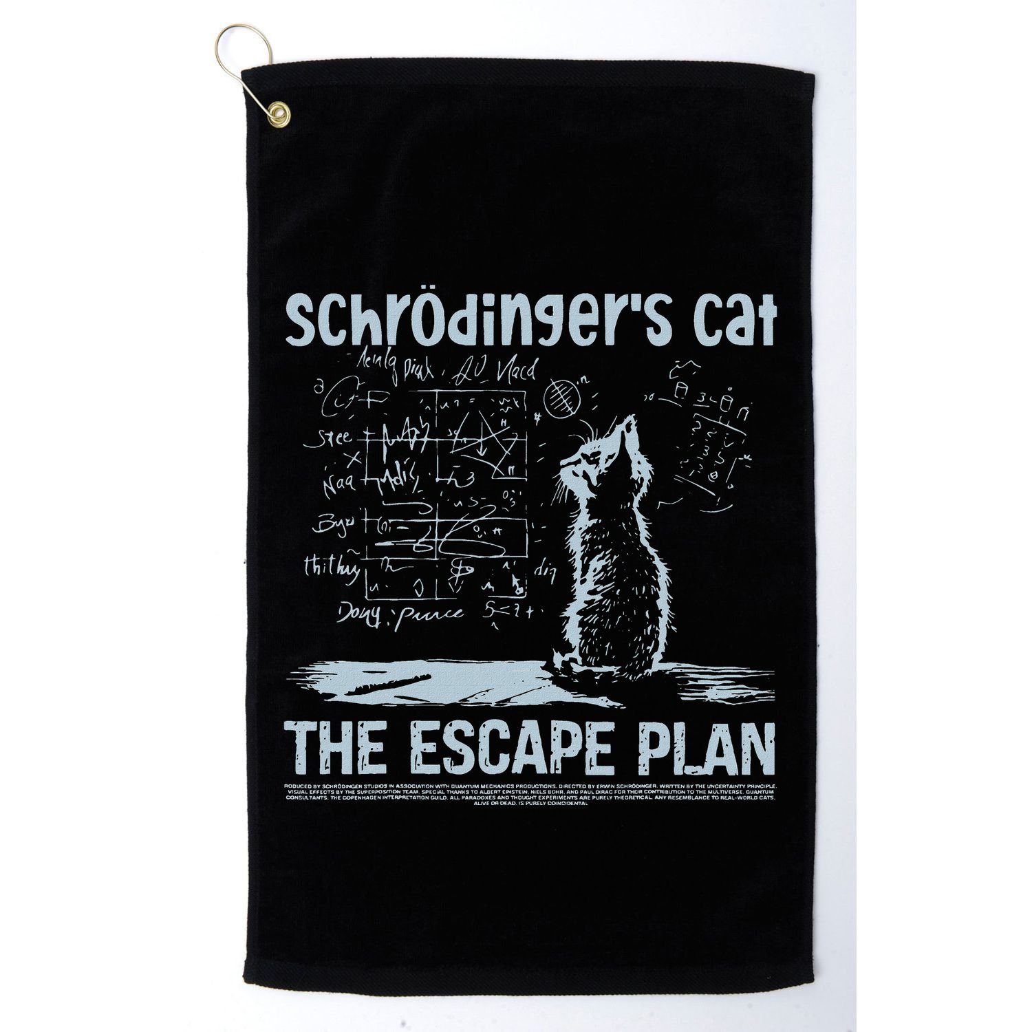 SchröDingers Cat The Escape Plan Golf Towel