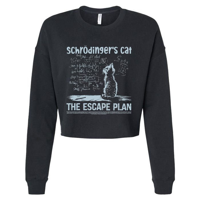 SchröDingers Cat The Escape Plan Cropped Pullover Crew