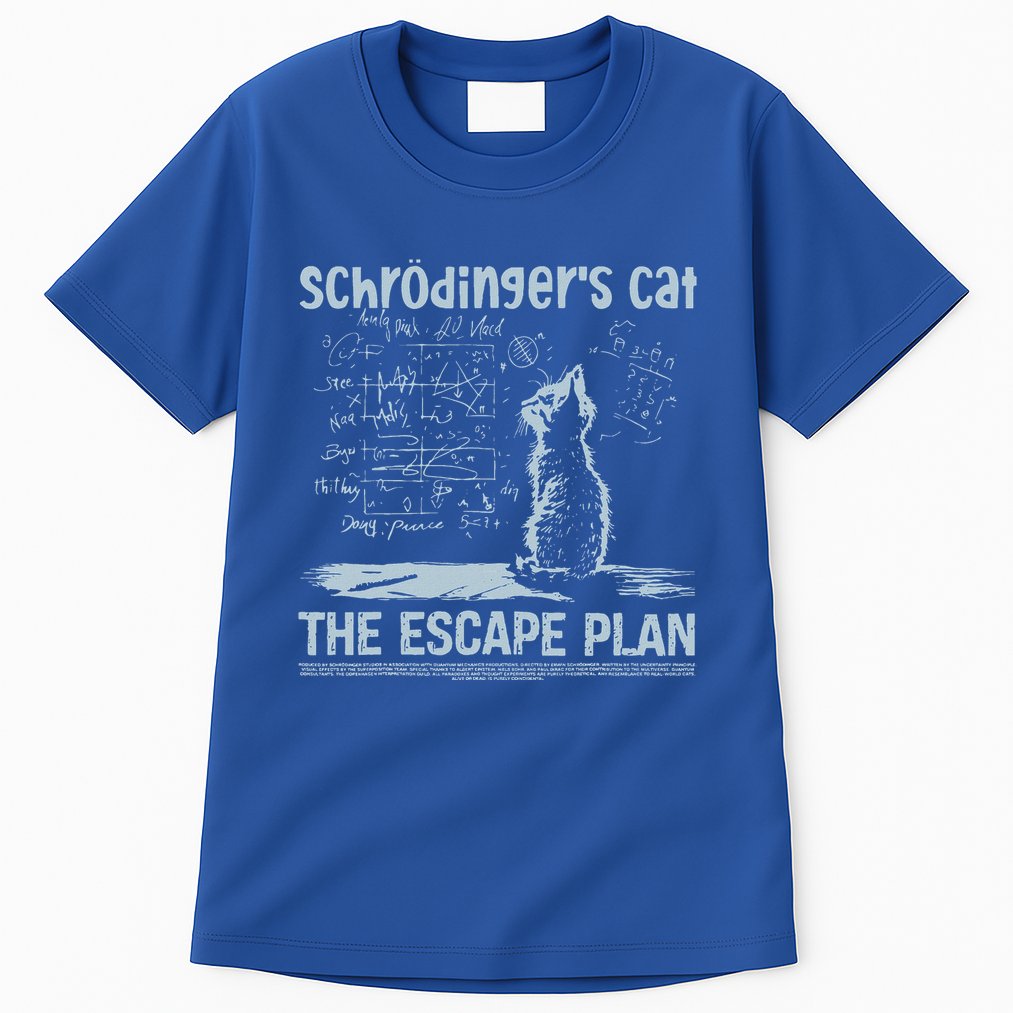 SchröDingers Cat The Escape Plan Tall T-Shirt