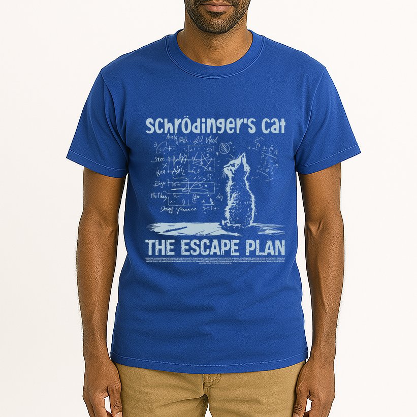 SchröDingers Cat The Escape Plan Tall T-Shirt