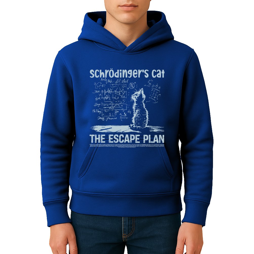 SchröDingers Cat The Escape Plan Kids Hoodie