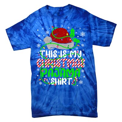 Santa Claus This Is My Christmas Pajama Funny Gift Tie-Dye T-Shirt