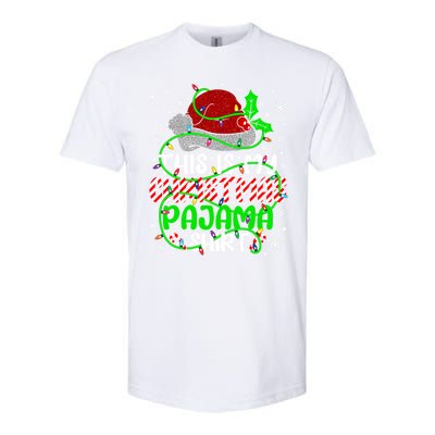 Santa Claus This Is My Christmas Pajama Funny Gift Softstyle® CVC T-Shirt