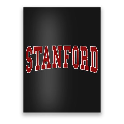 S.T.A.N.F.O.R.D California Throwback Design Classic Poster
