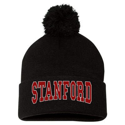 S.T.A.N.F.O.R.D California Throwback Design Classic Pom Pom 12in Knit Beanie