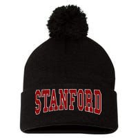 S.T.A.N.F.O.R.D California Throwback Design Classic Pom Pom 12in Knit Beanie
