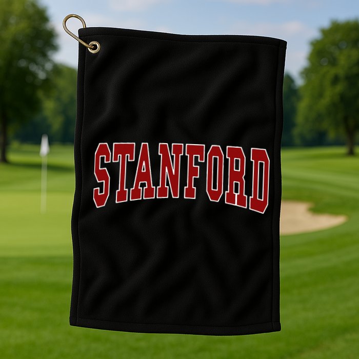 S.T.A.N.F.O.R.D California Throwback Design Classic Golf Towel