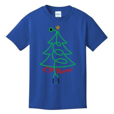 Stethoscope Christmas Tree Lp Nurse Xmas Lpn Gift Kids T-Shirt