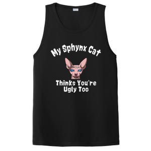 Sphynx Cat Thinks YouRe Ugly Too Owner Breeder Hairless PosiCharge Competitor Tank