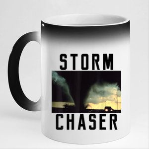 Storm Chaser Tornado Picture Gift Weather Meteorologist Gift 11oz Black Color Changing Mug