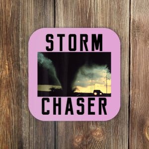 Storm Chaser Tornado Picture Gift Weather Meteorologist Gift Coaster