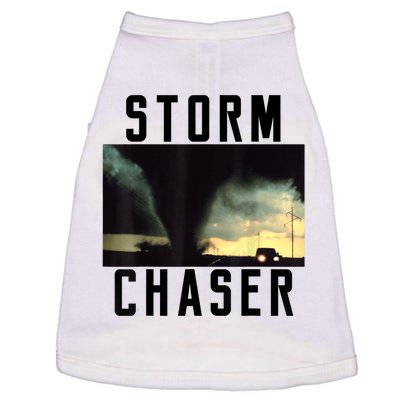 Storm Chaser Tornado Picture Gift Weather Meteorologist Gift Doggie Tank