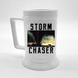 Storm Chaser Tornado Picture Gift Weather Meteorologist Gift Beer Stein