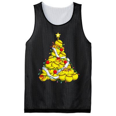 Softball Christmas Tree Xmas Pajamas Player Coach Mesh Reversible Basketball Jersey Tank