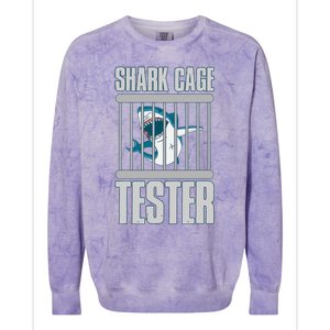 Shark Cage Tester Colorblast Crewneck Sweatshirt