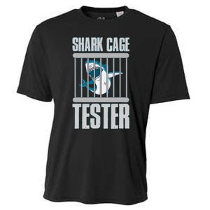 Shark Cage Tester Cooling Performance Crew T-Shirt