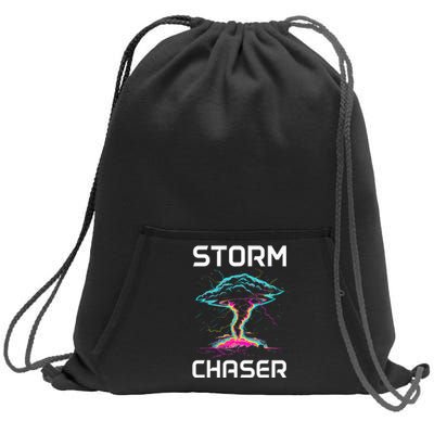 Storm Chasing Tornado Chaser Meteorologist Meteorology Sweatshirt Cinch Pack Bag