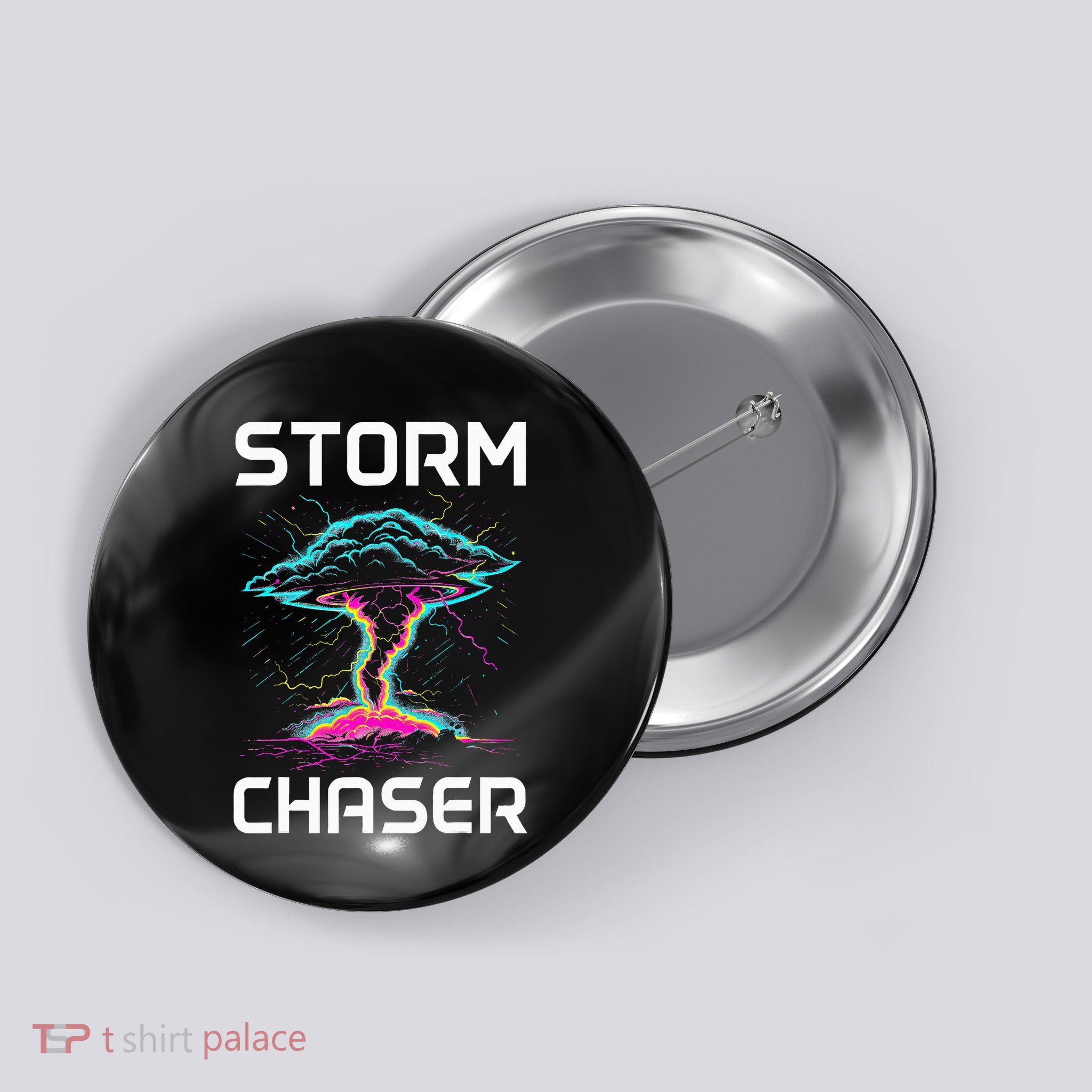 Storm Chasing Tornado Chaser Meteorologist Meteorology Button
