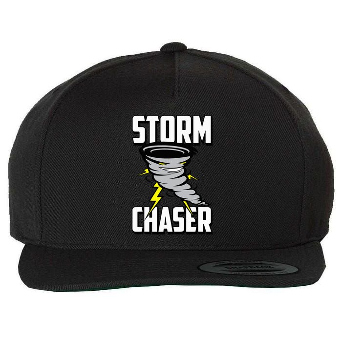 Storm Chaser Tornado Wool Snapback Cap