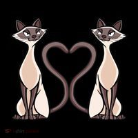 Siamese Cat Twins Cute Bucket Hat