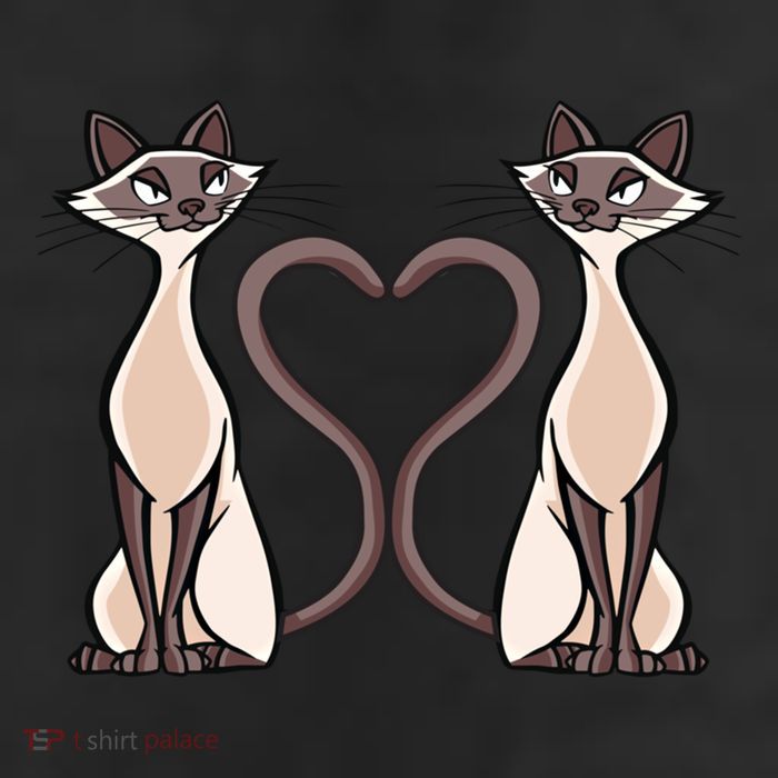 Siamese Cat Twins Cute 11oz C Handle Ceramic Mug