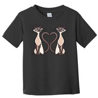 Siamese Cat Twins Cute Toddler T-Shirt