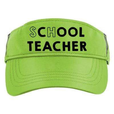 School Cool Teacher Adult Drive Performance Visor