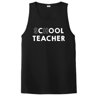 School Cool Teacher PosiCharge Competitor Tank