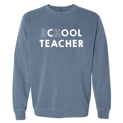 School Cool Teacher Garment-Dyed Sweatshirt