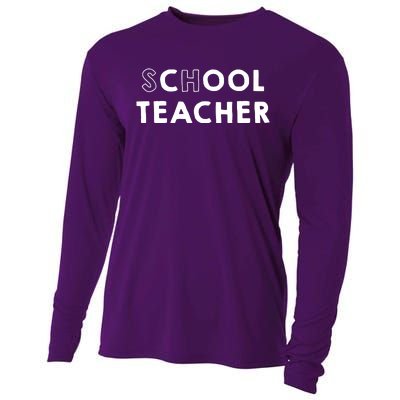 School Cool Teacher Cooling Performance Long Sleeve Crew