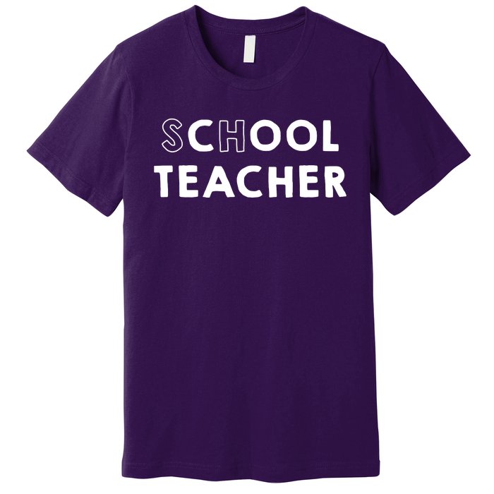 School Cool Teacher Premium T-Shirt