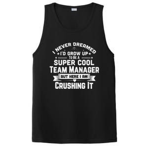 Super Cool Team Manager Funny Baseball Soccer Gift PosiCharge Competitor Tank