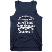 Super Cool Team Manager Funny Baseball Soccer Gift Tank Top