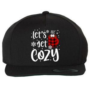 S Christmas Tees LetS Get Cozy Funny Christmas Gift Wool Snapback Cap